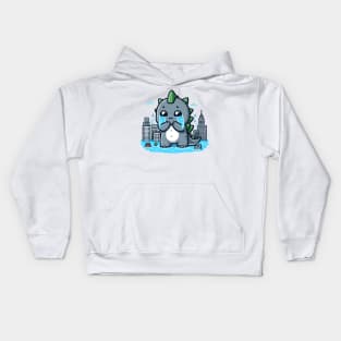 Cute Godzilla Cry Kids Hoodie